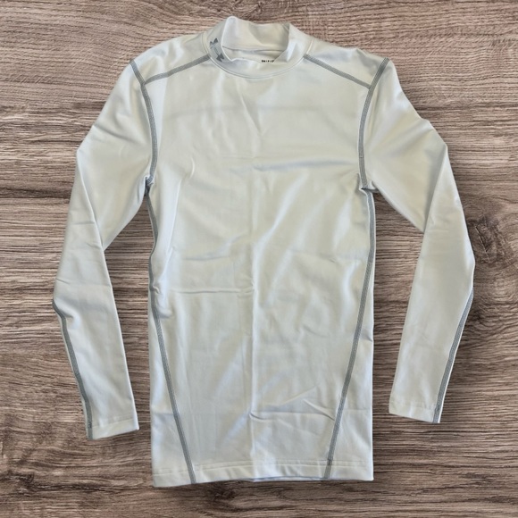 Under Armour Mock Neck Fleece Lined Coldgear Long Sleeve Sz: S - Picture 1 of 7